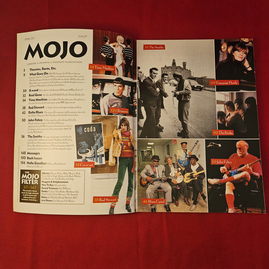 MOJO Magazine April 2001 (1300) THE SMITHS Morrissey Johnny Marr Rod Stewart Kinks
