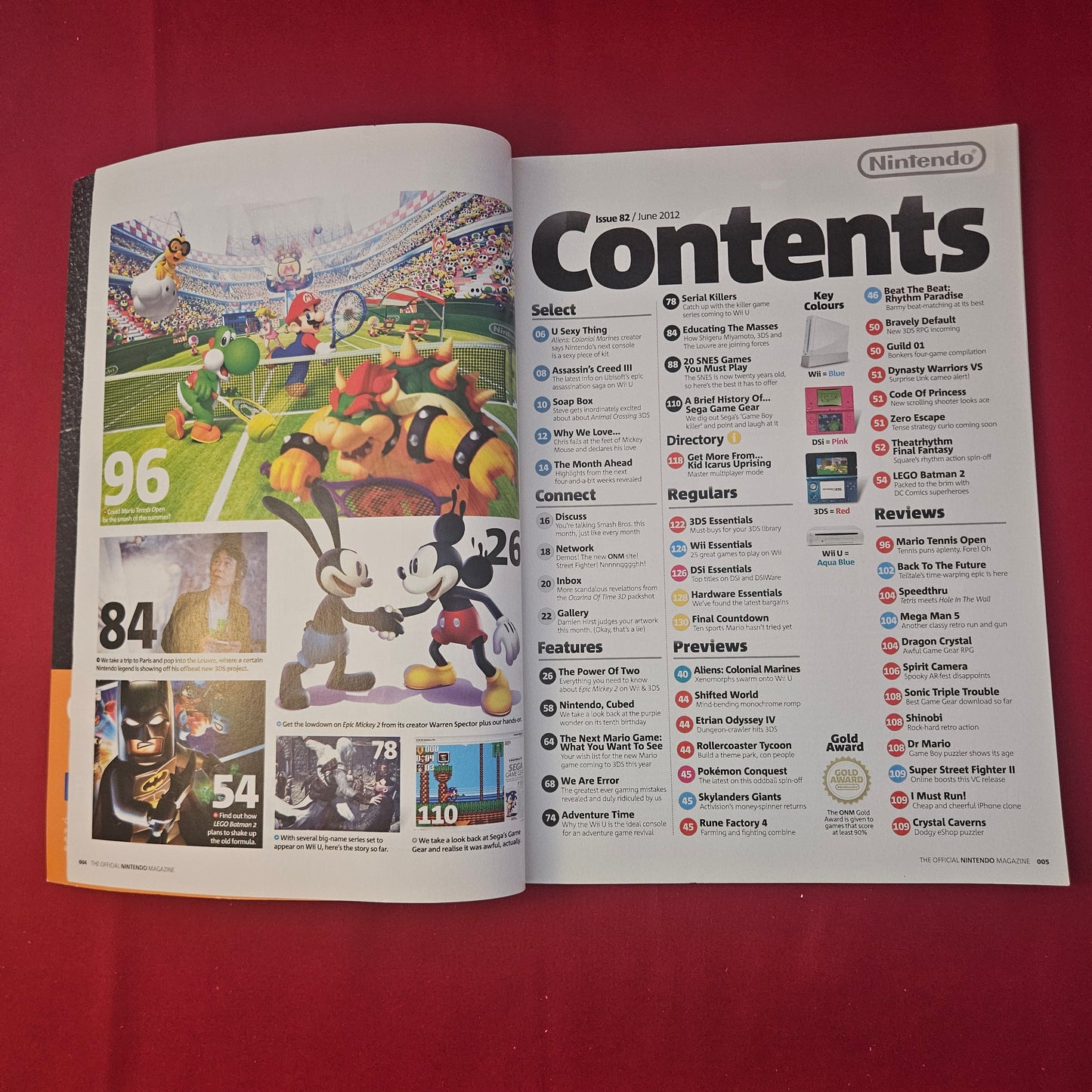 NINTENDO Magazine June 2012 #82 (1301) MARIO TENNIS OPEN GameCube SNES Epic Mickey