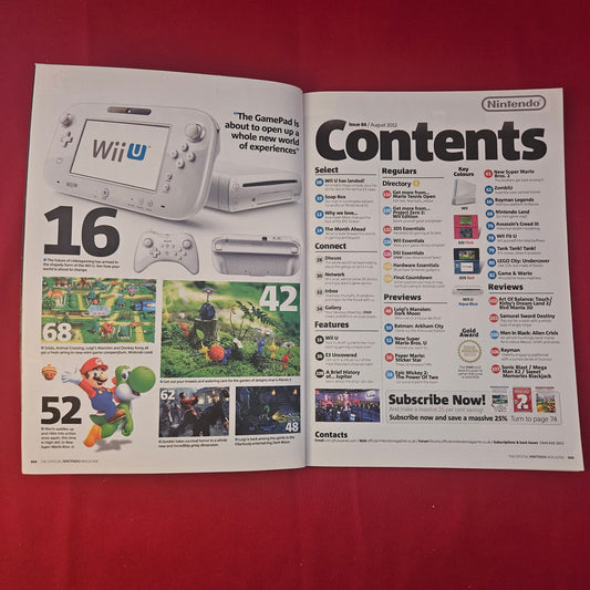 NINTENDO Magazine August 2012 #84 (1301) WII U REVEAL Super Mario Bros U ZombiU E3