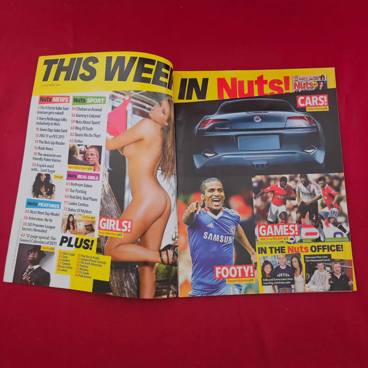 NUTS Magazine 1-7 October 2010 (1303) LUCY PINDER Rosie Jones Sophie Howard