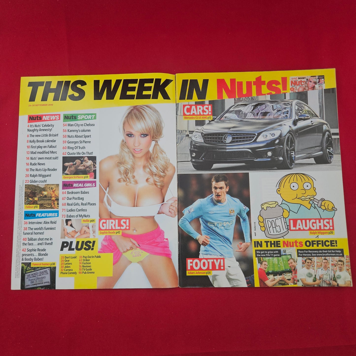 NUTS Magazine 24-30 September 2010 (1303) SOPHIE READE Sam Faiers Rosie Whiteman