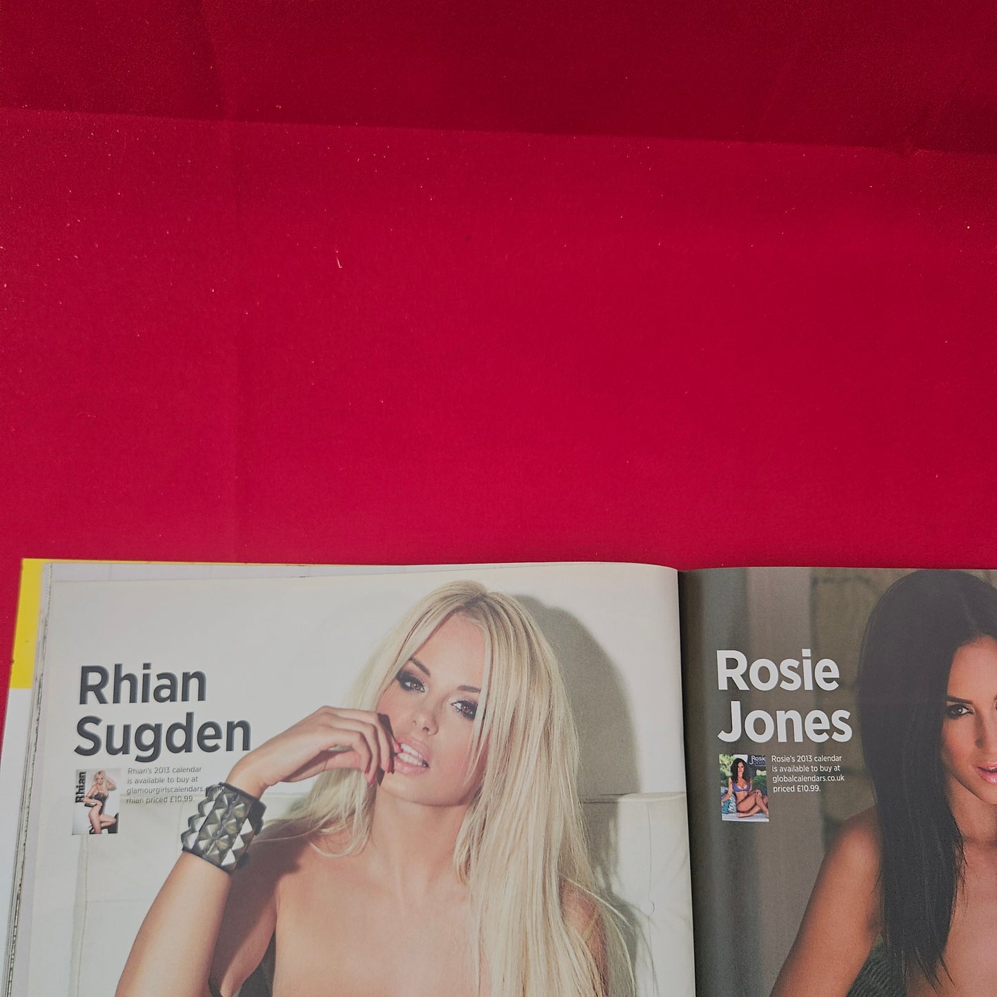 NUTS Magazine 4 October 2012 (1303) SOPHIE READE POSTER Lucy Collett Rosie