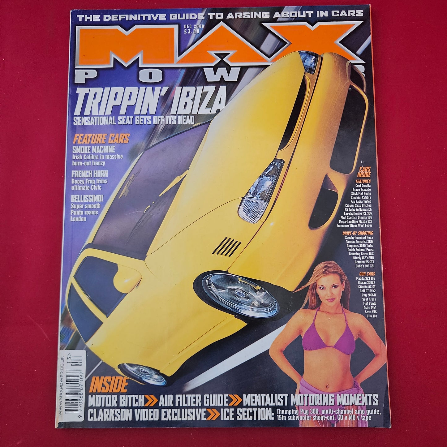 MAX POWER Magazine December 2000 (1304) OLIVIA Max Babes 90s Car Culture