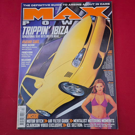 MAX POWER Magazine December 2000 (1304) OLIVIA Max Babes 90s Car Culture