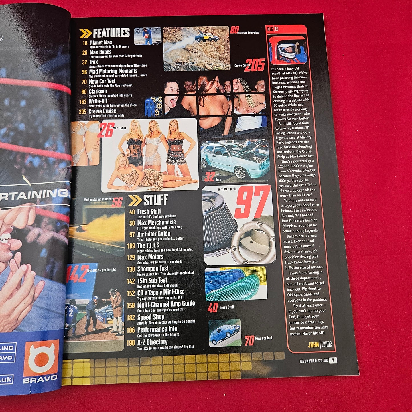 MAX POWER Magazine December 2000 (1304) OLIVIA Max Babes 90s Car Culture