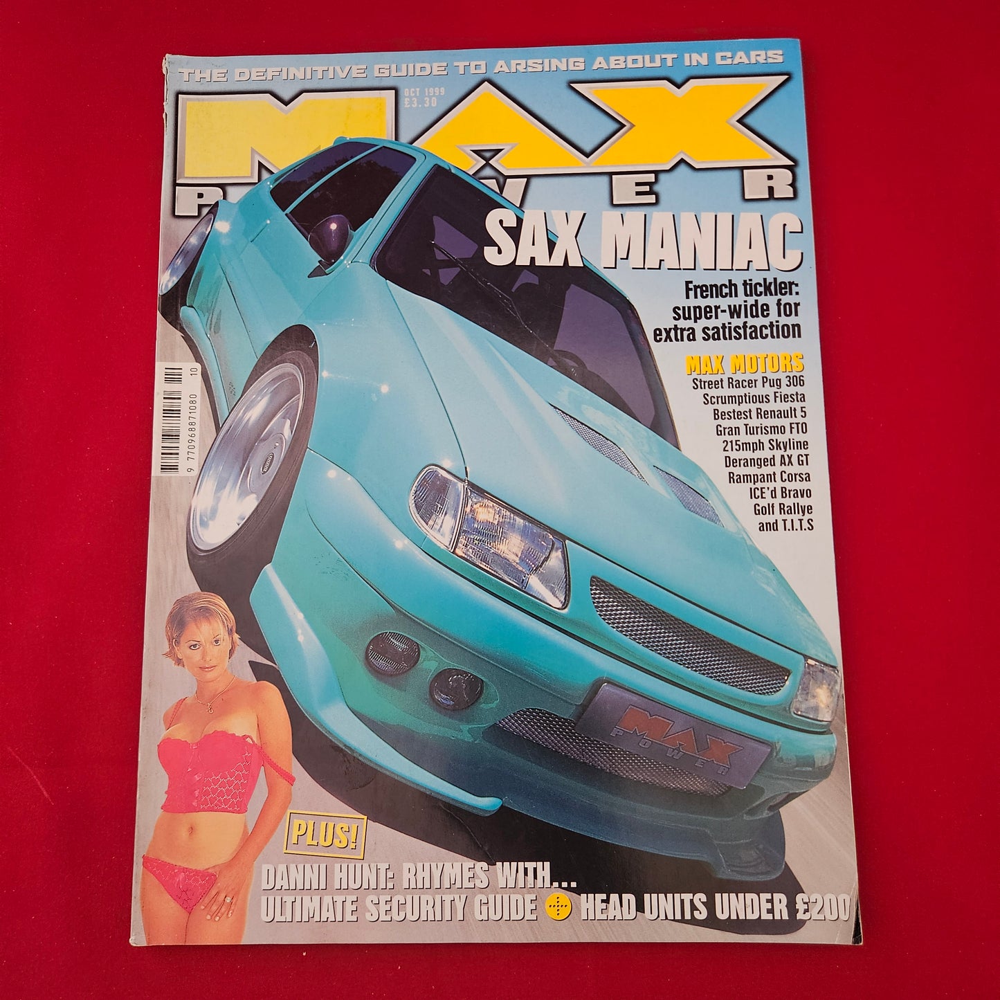 MAX POWER Magazine October 1999 (1304) Sax Maniac Citroen Saxo Nissan Skyline R34