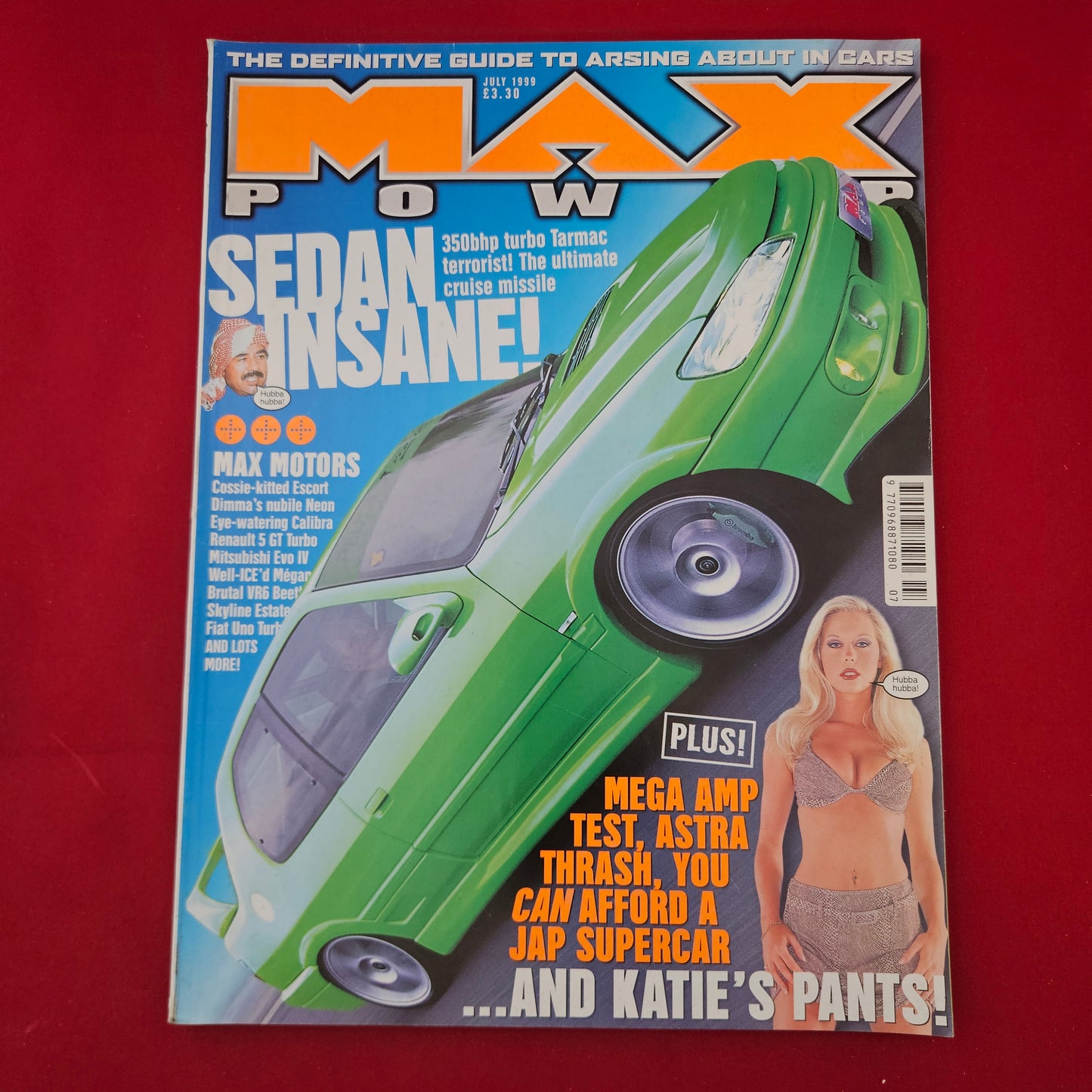 MAX POWER Magazine July 1999 (1305) Sedan Insane Peugeot Ecosse Katie
