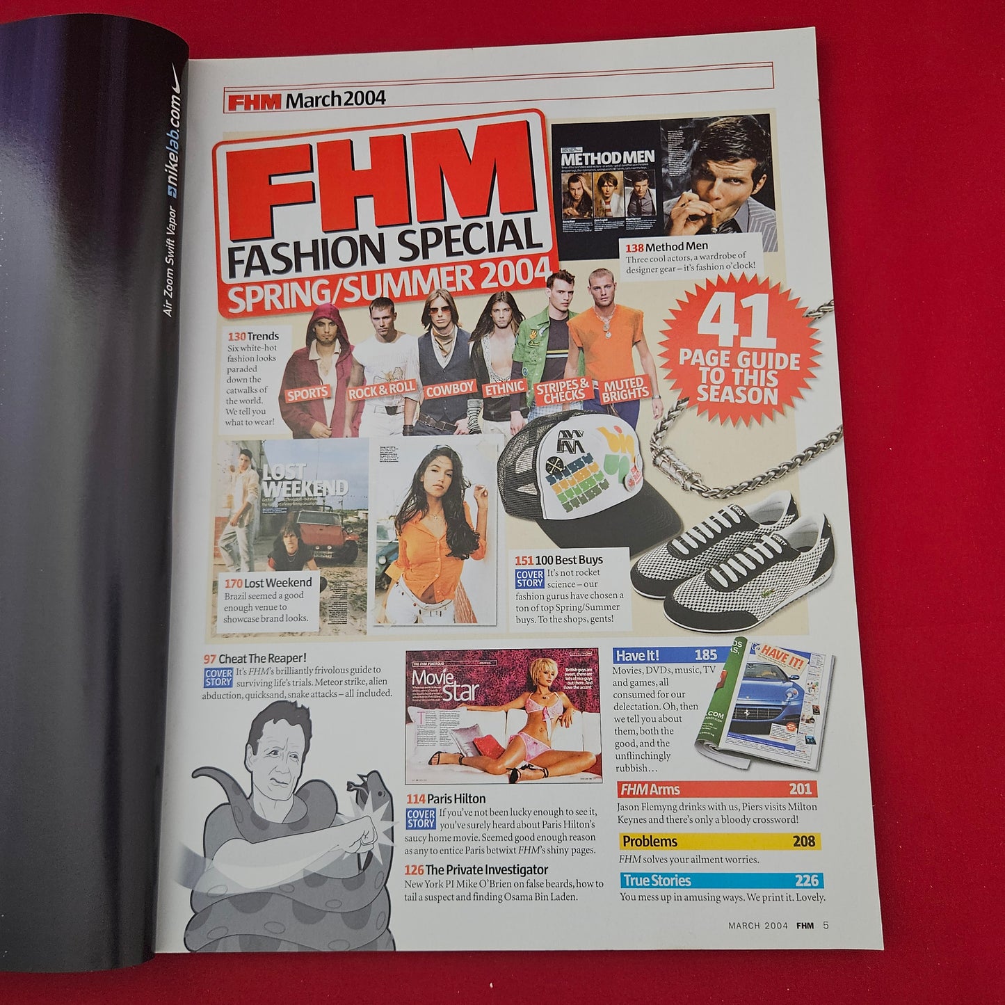 FHM Magazine March 2004 (1306) FOOTBALLERS' WIVES Paris Hilton Lucy Clarkson