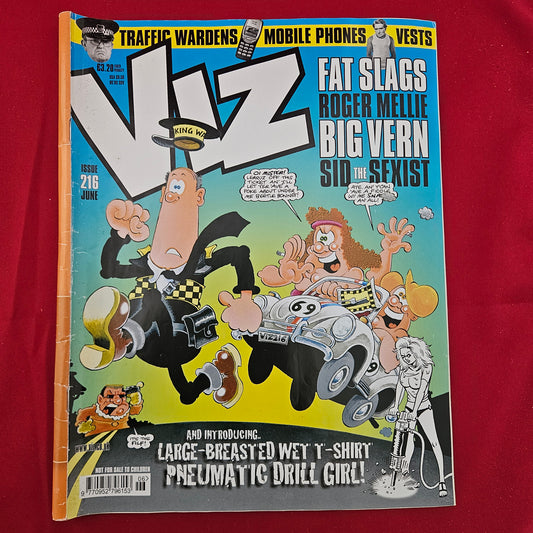 VIZ Comic Magazine Issue 216 June 2012 (1305) Fat Slags Sid The Sexist Big Vern