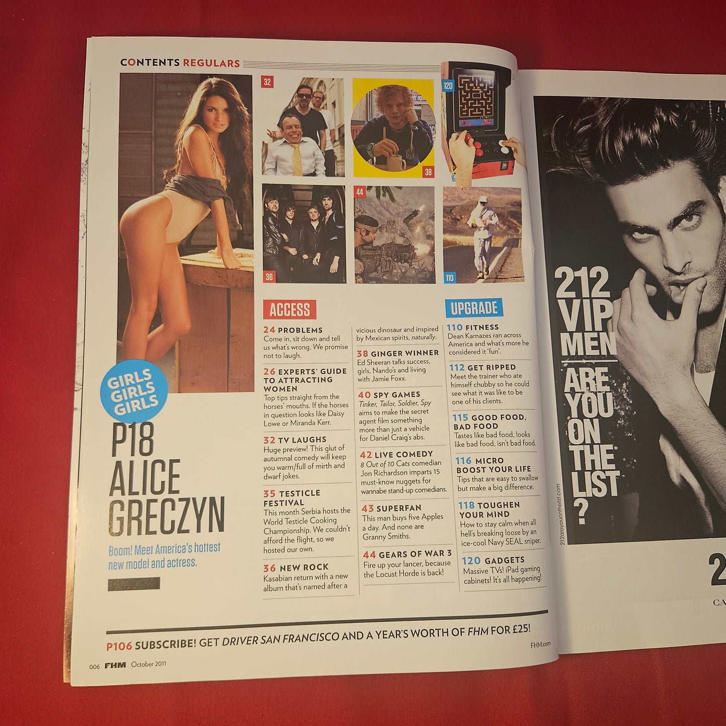 FHM Magazine October 2011 (1309) ALEXANDRA STAN Alice Greczyn Miss Saxobeat