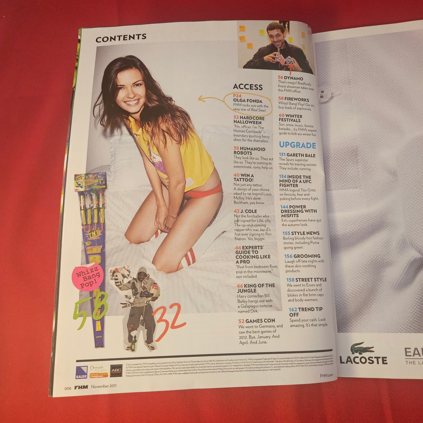 FHM Magazine November 2011 (1309) NAYA RIVERA Glee Olga Fonda Halloween