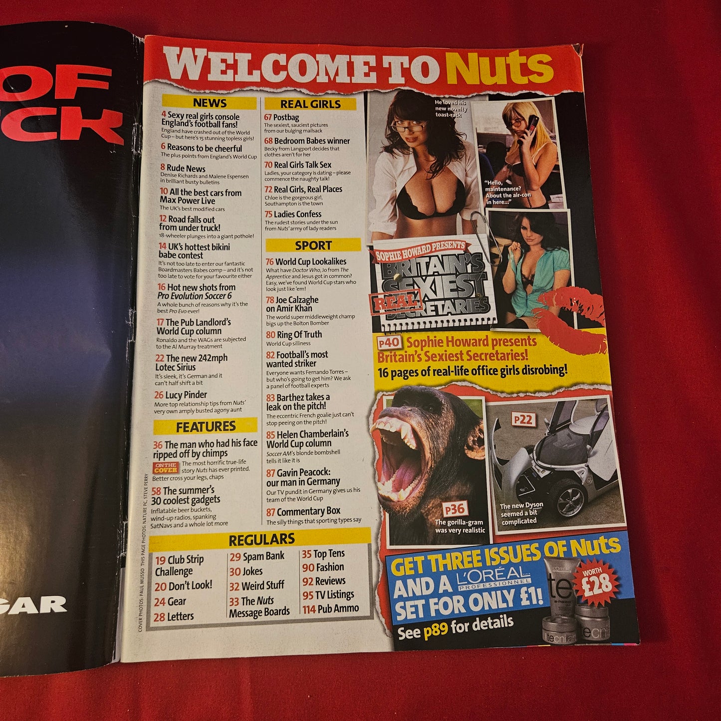 Nuts Magazine 7-13 July 2006 (1312) SOPHIE HOWARD Lucy Pinder