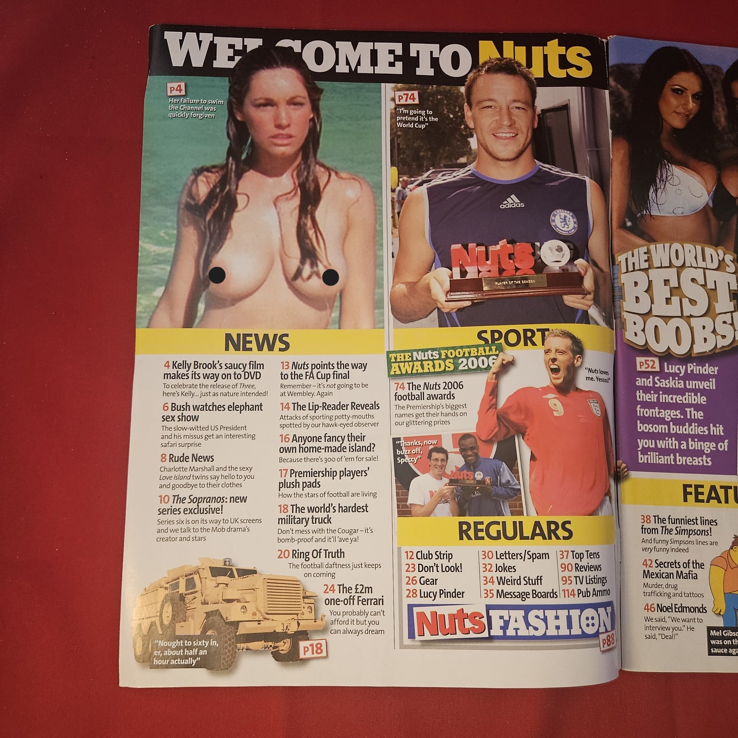 Nuts Magazine 11-17 August 2006 (1313) Lucy Pinder Saskia Kelly Brook