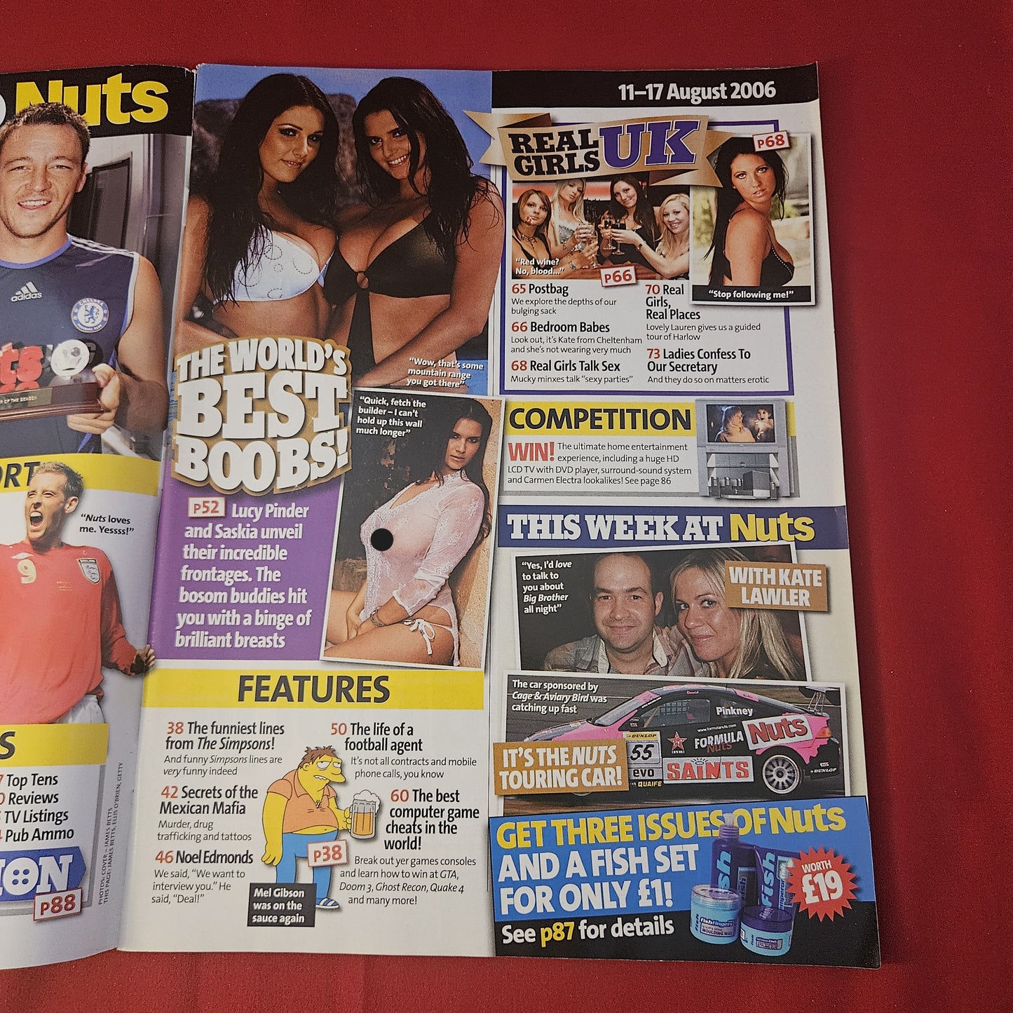 Nuts Magazine 11-17 August 2006 (1313) Lucy Pinder Saskia Kelly Brook
