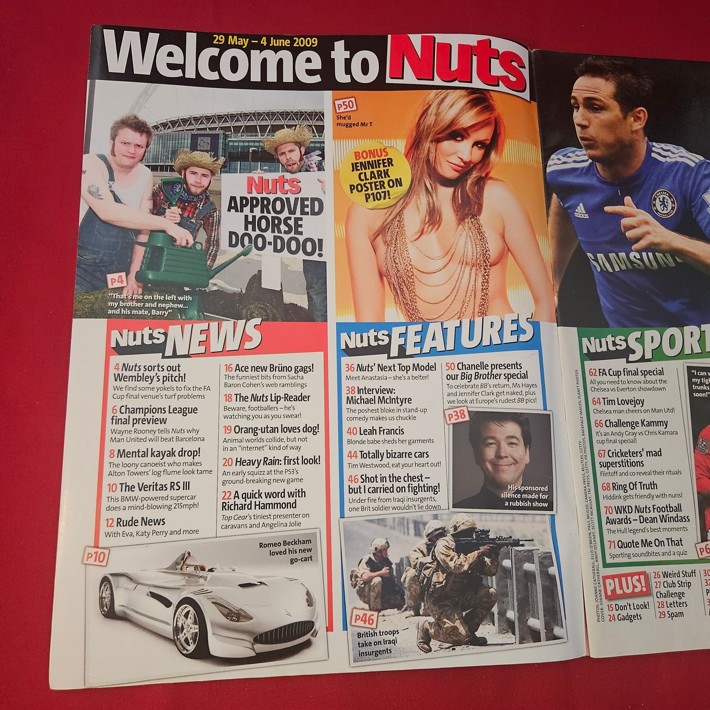 Nuts Magazine 4 June 2009 (1313) JENNIFER CLARK Poster! Chanelle Hayes