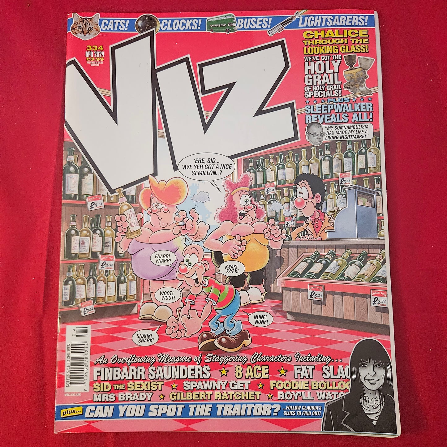 Viz Comic Magazine Issue 334 Apr 2024 (1314) Finbarr Saunders 8 Ace Sid