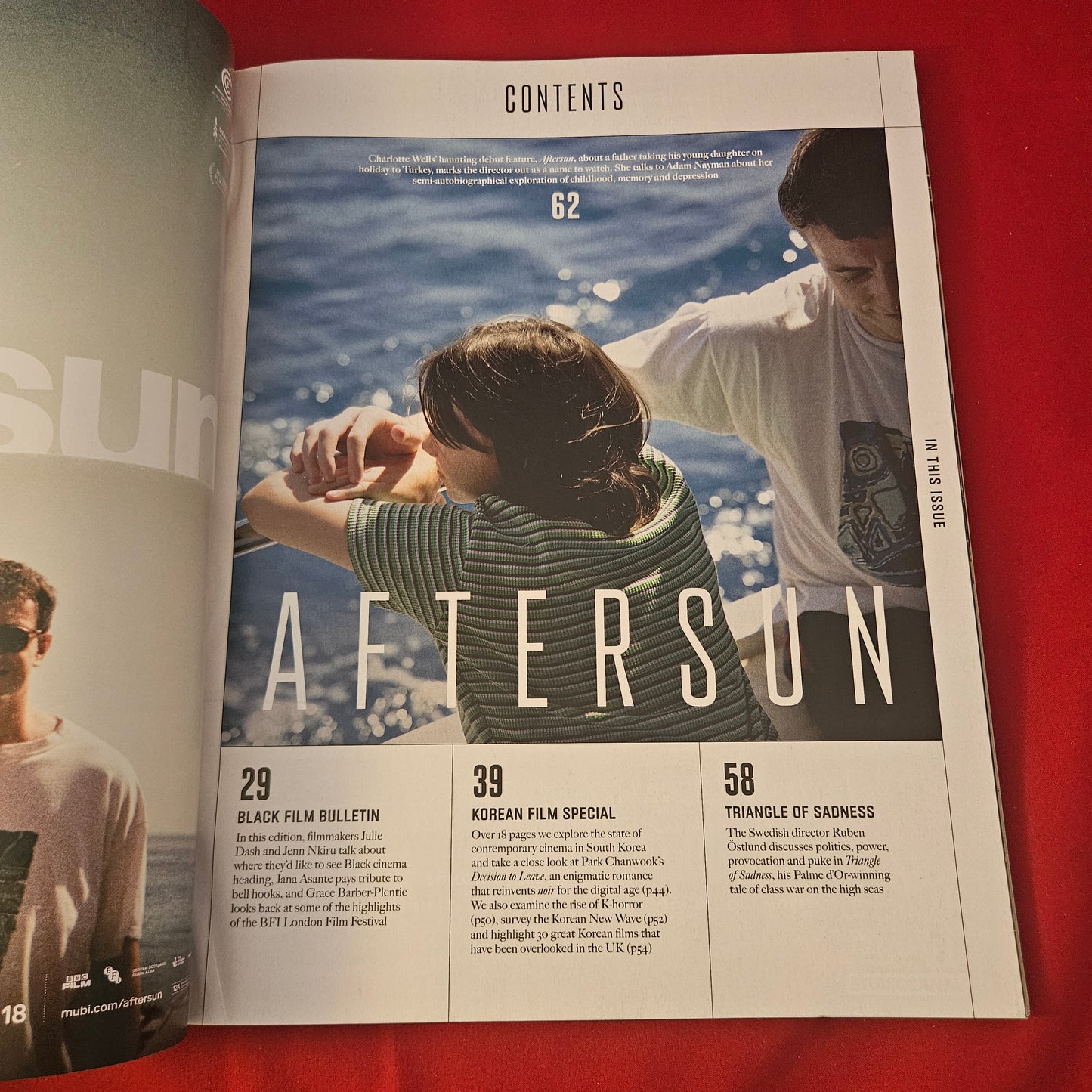 Sight & Sound Magazine December 2022 (1316) Korean Cinema Aftersun Park Chanwook
