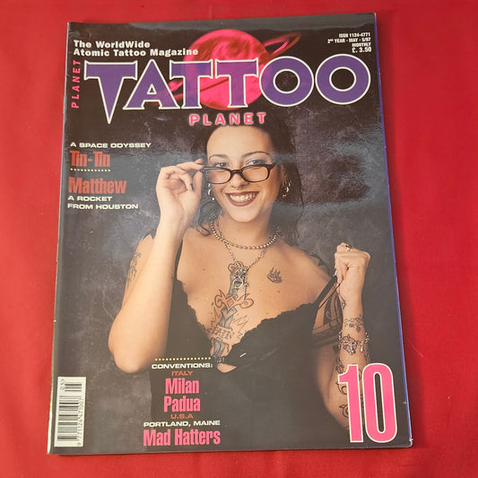 Planet Tattoo Magazine May 1997 Issue 10 (1317) Tin-Tin Milan Padua Mad Hatters