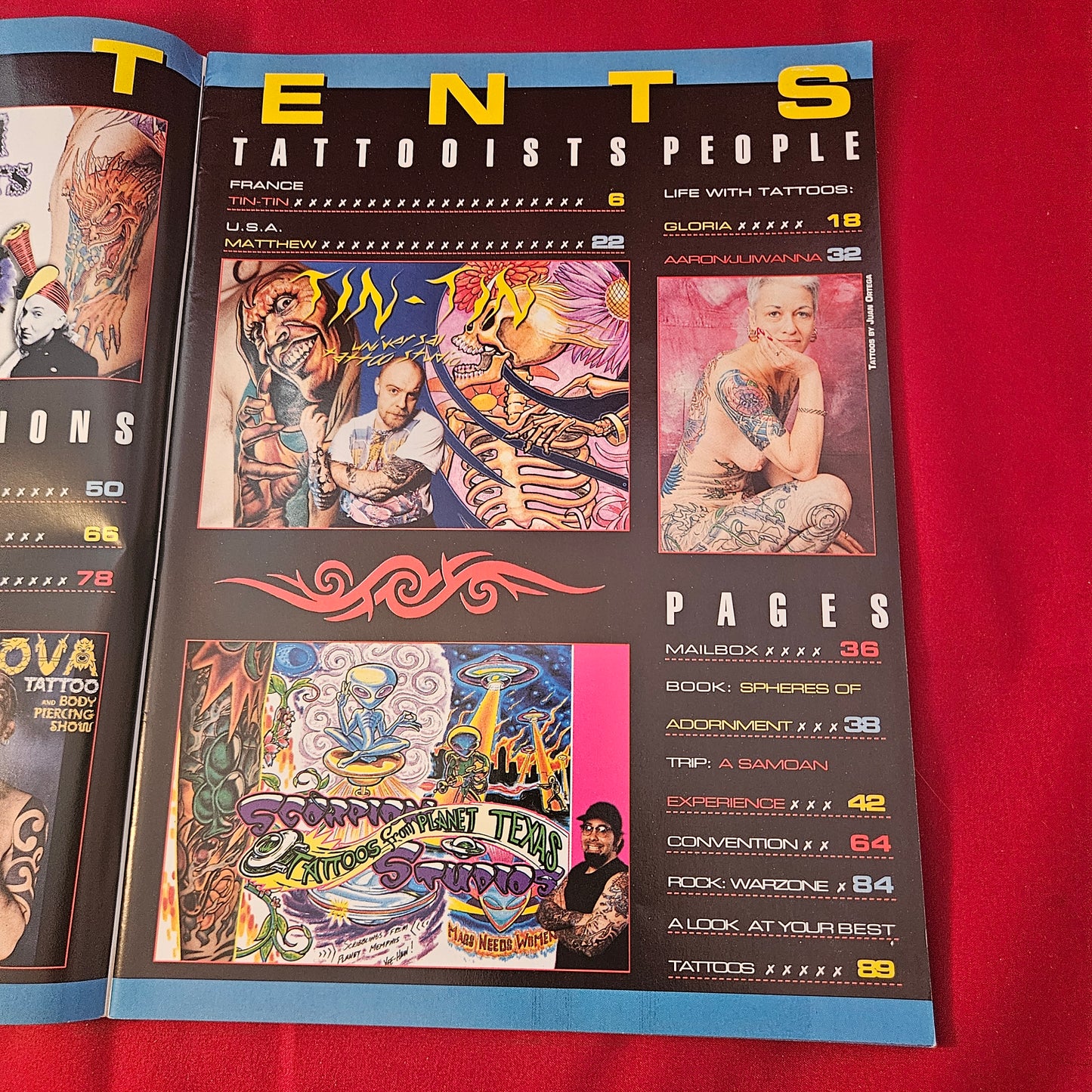 Planet Tattoo Magazine May 1997 Issue 10 (1317) Tin-Tin Milan Padua Mad Hatters