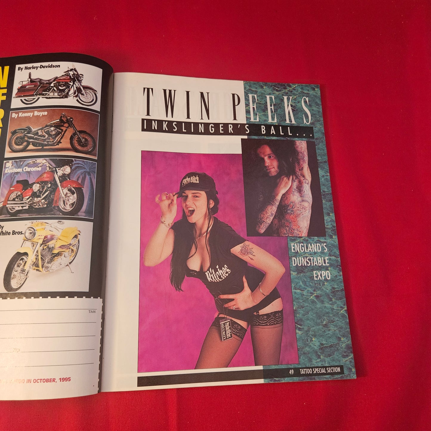 Tattoo Magazine February 1995 Issue 66 (1317) Rob Koss Colonel Todd Inkslinger's