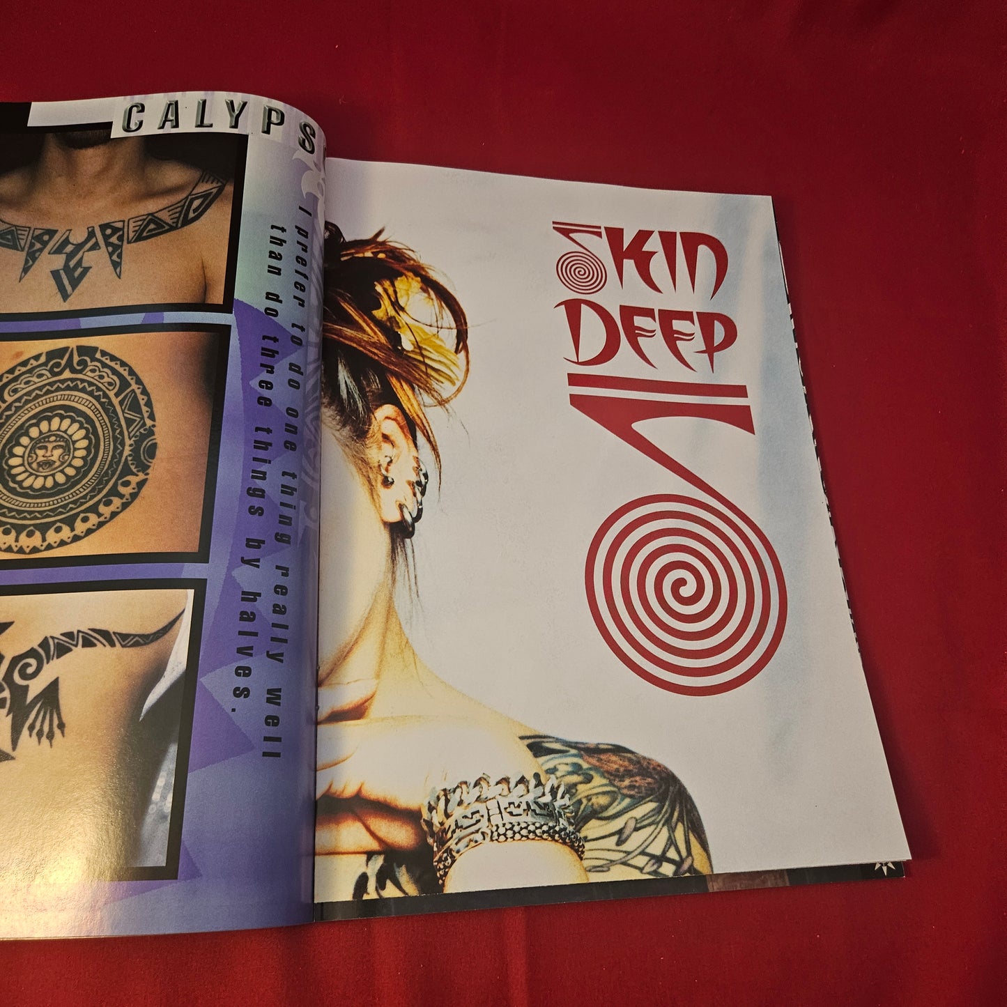 Skin Deep Magazine July 1999 Issue 50 (1317) 50th Anniversary Alex Binnie Poster