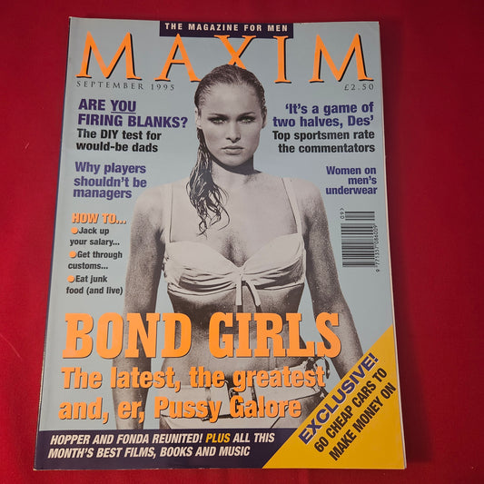 MAXIM Magazine September 1995 Issue 5 (1318) Bond Girls Ursula Andress 007