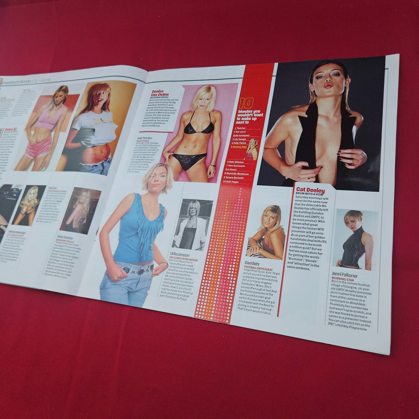 Loaded Magazine Supplement MAXIMUM BLONDE! 2002 (BB007) Pamela Anderson Cat Deeley