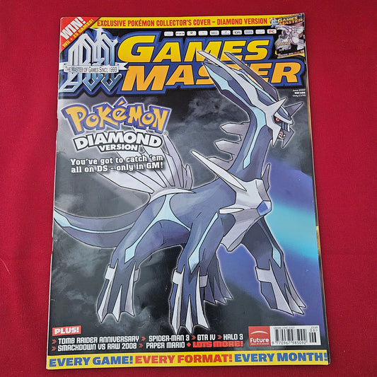 GamesMaster Magazine June 2007 Issue 186 (1319) Pokémon Diamond Cover GTA IV Halo 3