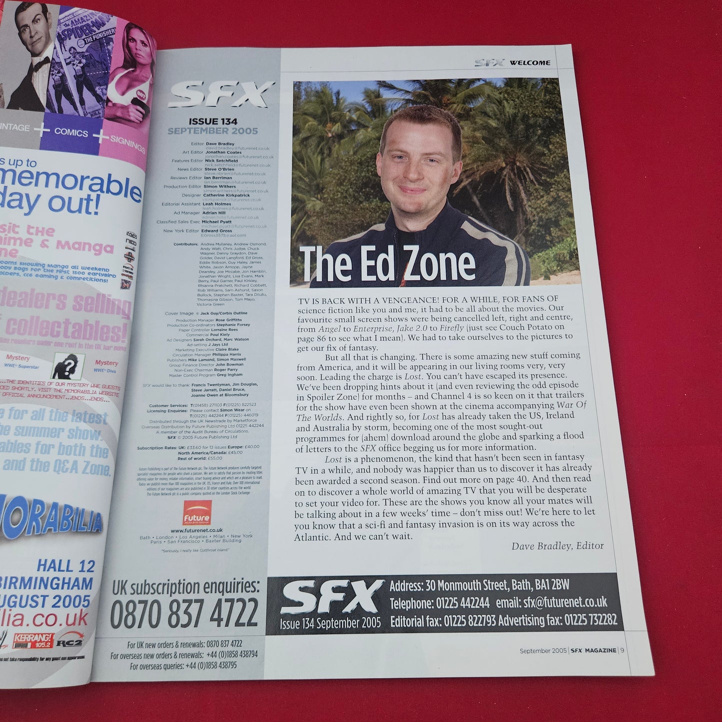 SFX Magazine September 2005 Issue 134 (1319) LOST The Island King Kong Sci-Fi