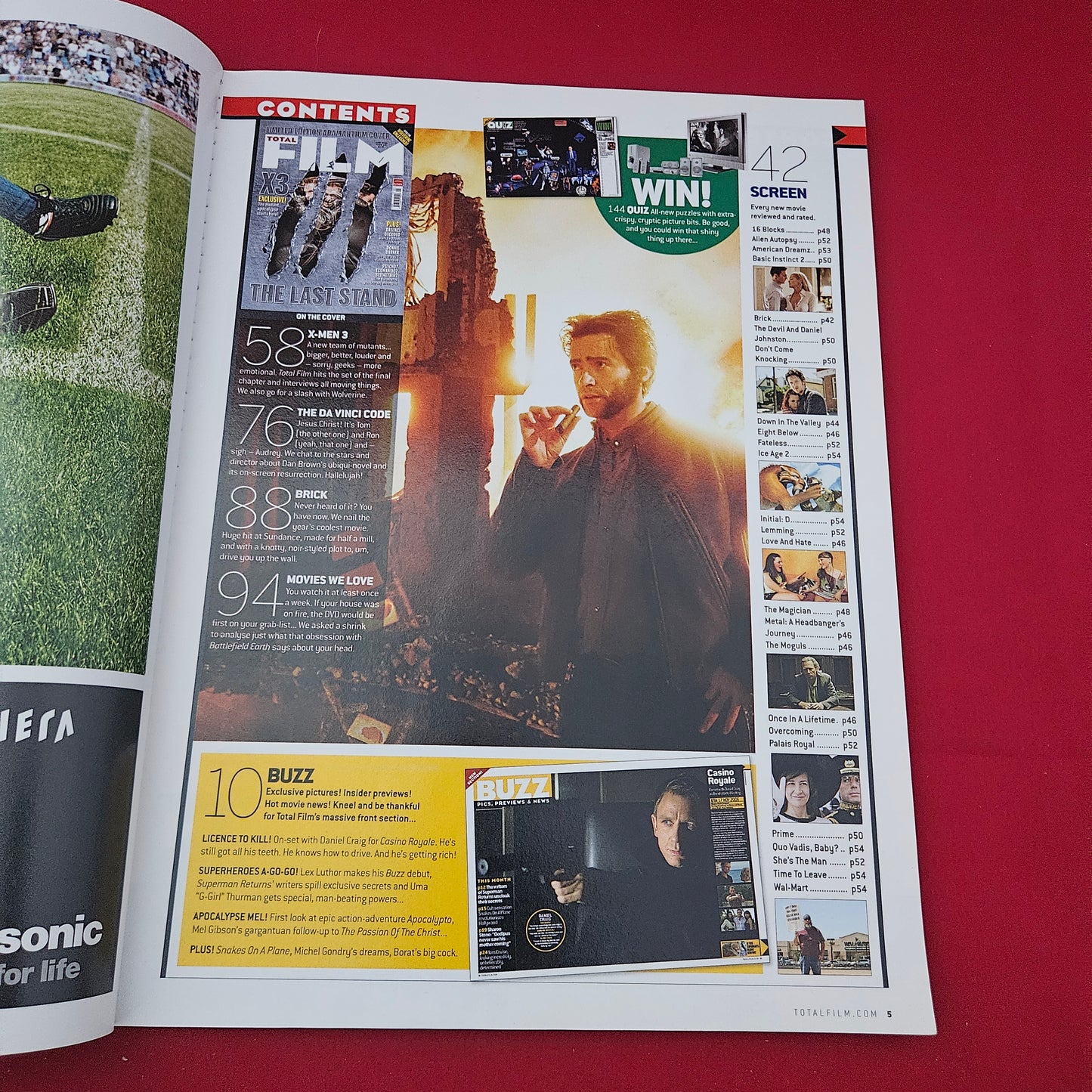 Total Film Magazine June 2006 Issue 115 (1319) X-MEN 3 Adamantium Cover Wolverine