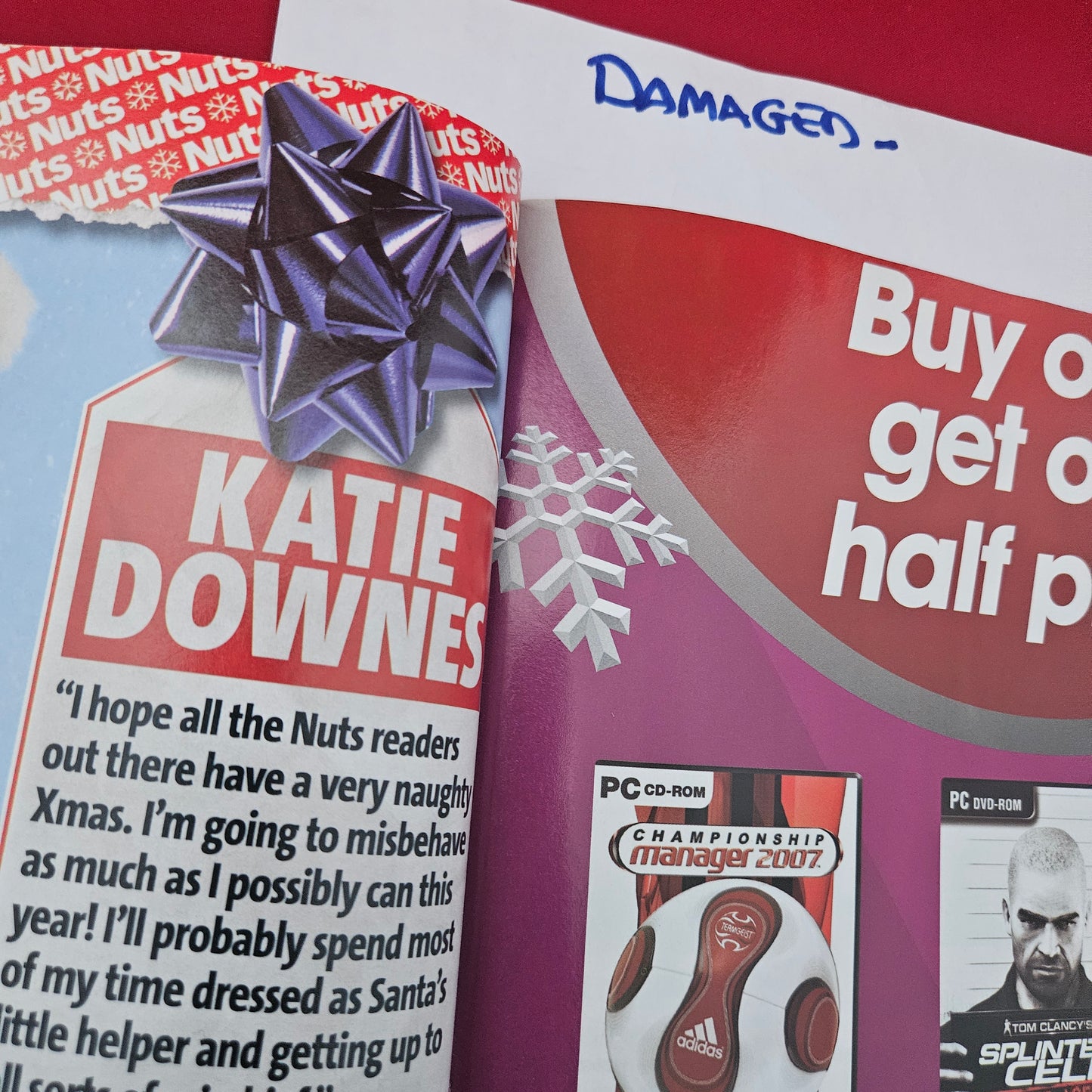 Nuts Magazine 15-28 December 2006 (1320) DAMAGED Sophie Howard Lucy Pinder Michelle Marsh