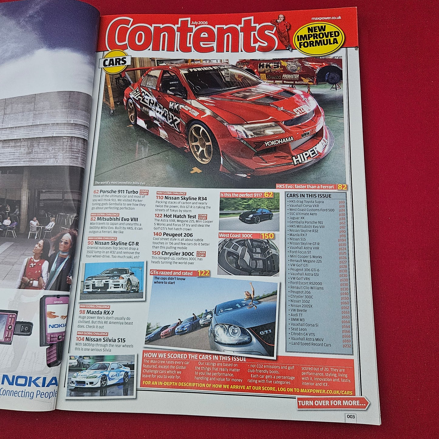 Max Power Magazine July 2006 (1321) Victoria Jensen JDM Skyline GT-R HKS Evo
