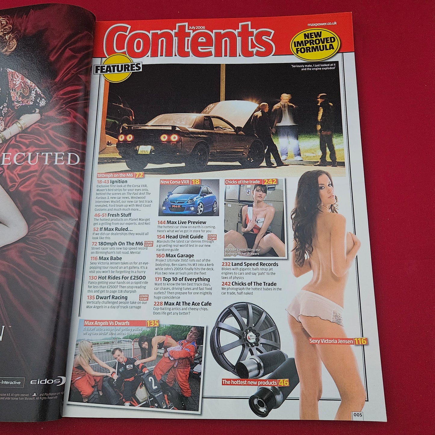 Max Power Magazine July 2006 (1321) Victoria Jensen JDM Skyline GT-R HKS Evo