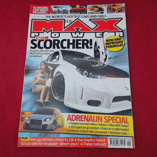 Max Power Magazine August 2006 (1321) Peugeot 206 Max Angels Fast & Furious