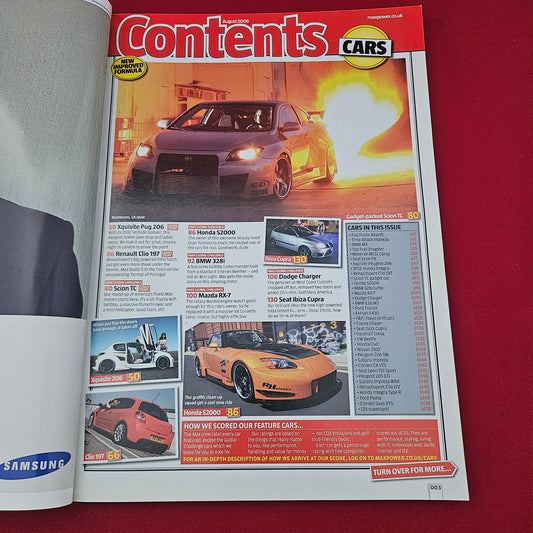 Max Power Magazine August 2006 (1321) Peugeot 206 Max Angels Fast & Furious