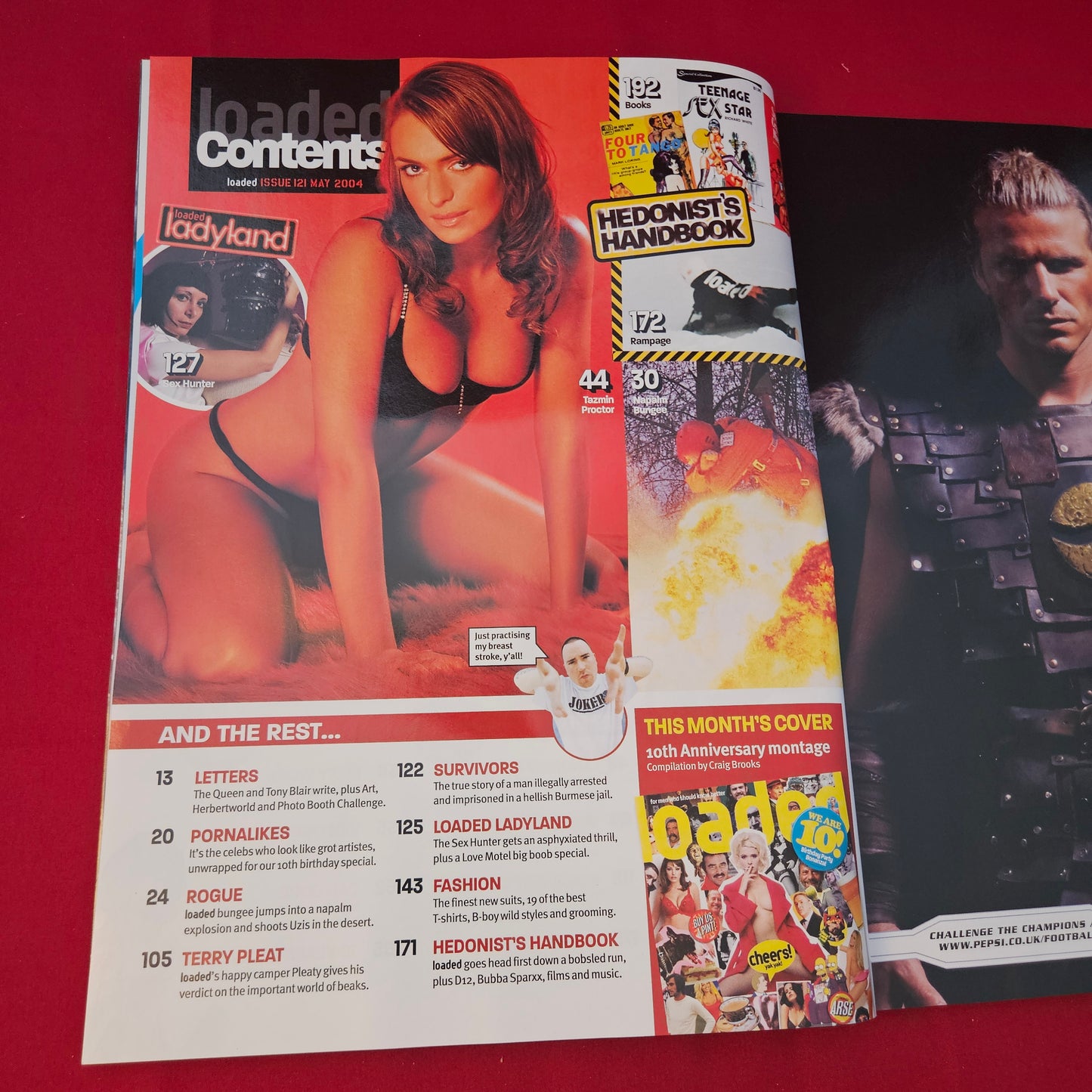 Loaded Magazine May 2004 Issue 121 (1322) Kate Lawler Totty Trumps Game