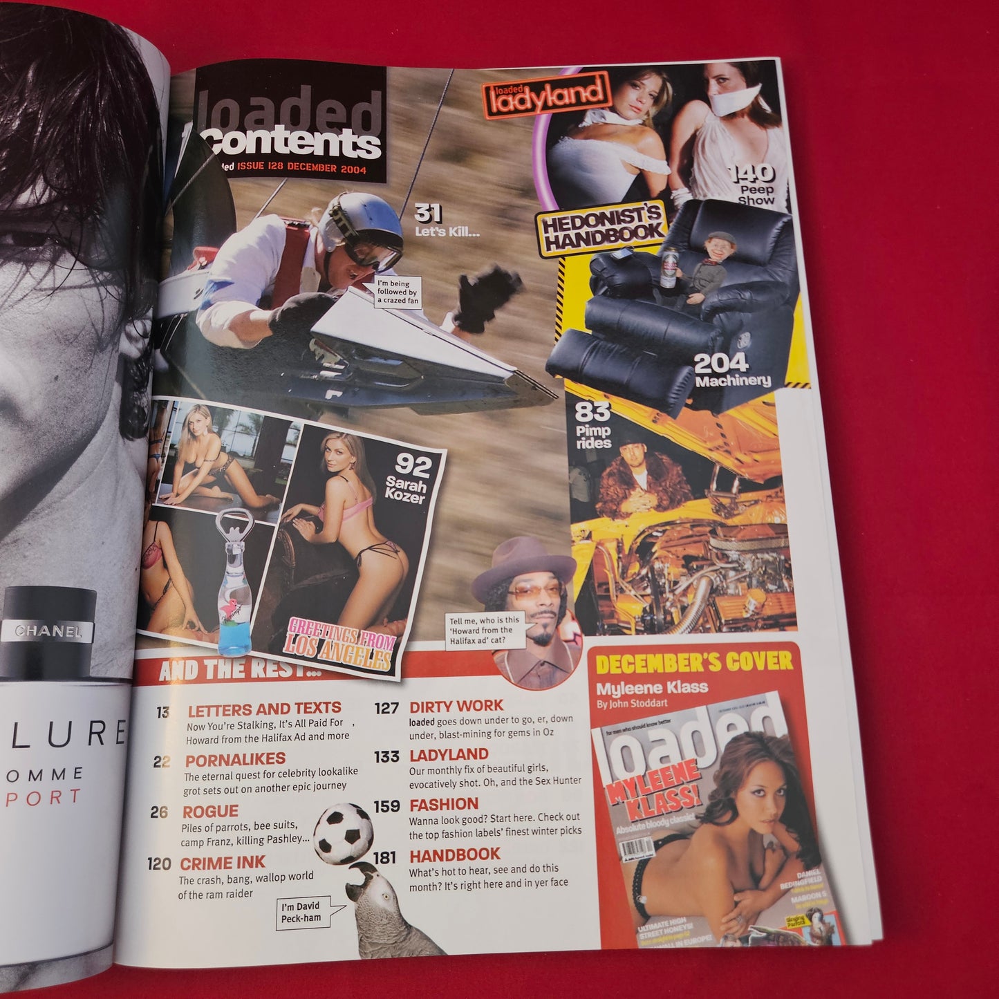 Loaded Magazine December 2004 Issue 128 (1322) Myleene Klass Sarah Kozer PS2 Promo