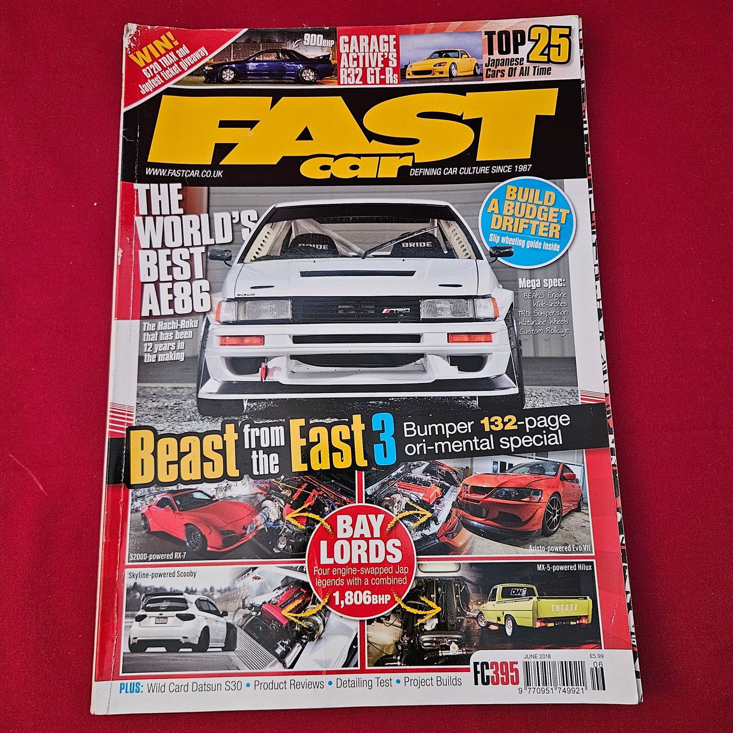 Fast Car Magazine June 2018 (1323) World's Best AE86 JDM Engine Swaps R32 GT-R