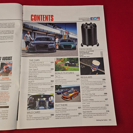 Fast Car Magazine September 2018 (1323) Carbon Audi RS6 RS3 M3-Swapped E-Type Amazon