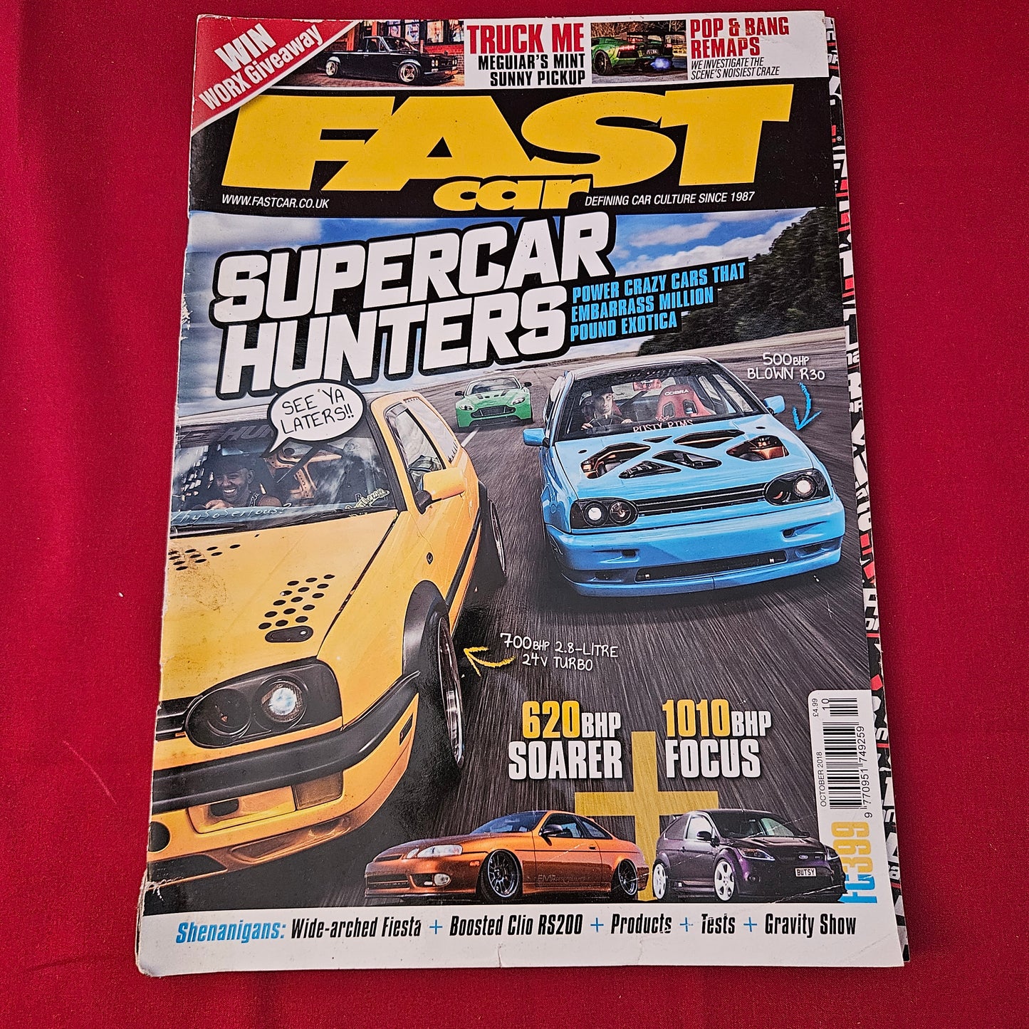 Fast Car Magazine October 2018 (1323) Supercar Hunters Mk3 Golfs 1010BHP Focus RS