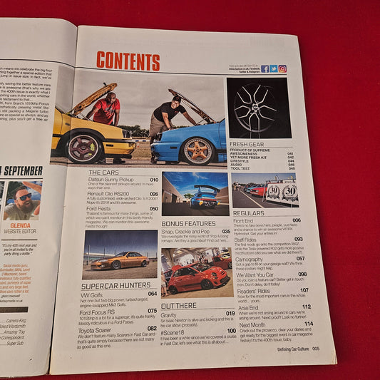 Fast Car Magazine October 2018 (1323) Supercar Hunters Mk3 Golfs 1010BHP Focus RS