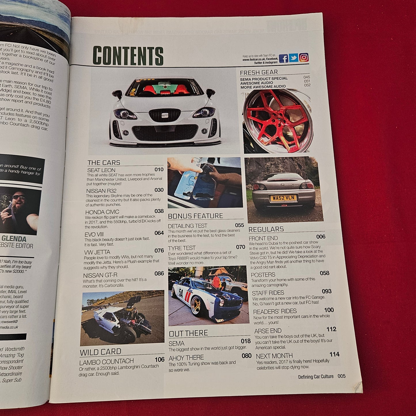 Fast Car Magazine February 2017 (1323) SEAT Leon 2500BHP Countach SEMA