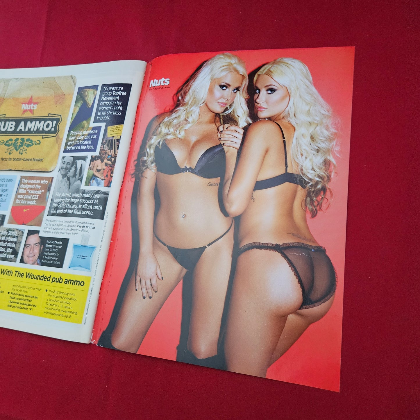 Nuts Magazine 10-16 February 2012 (1325) Shannon Twins Lucy Collett Sexy Sisters
