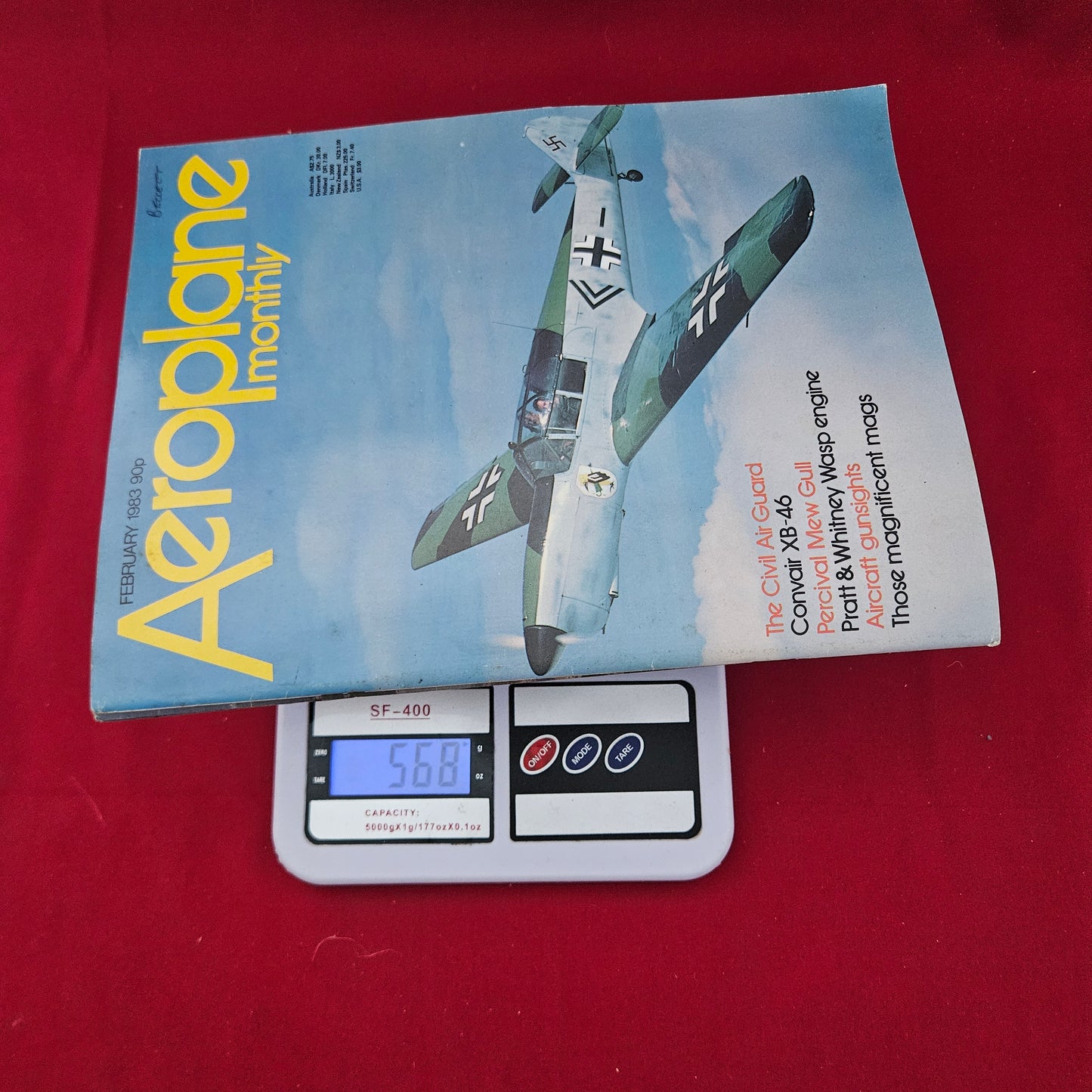 BUNDLE 4x AEROPLANE Monthly Magazines Job Lot 1983 Sequential Run (BJL0135)