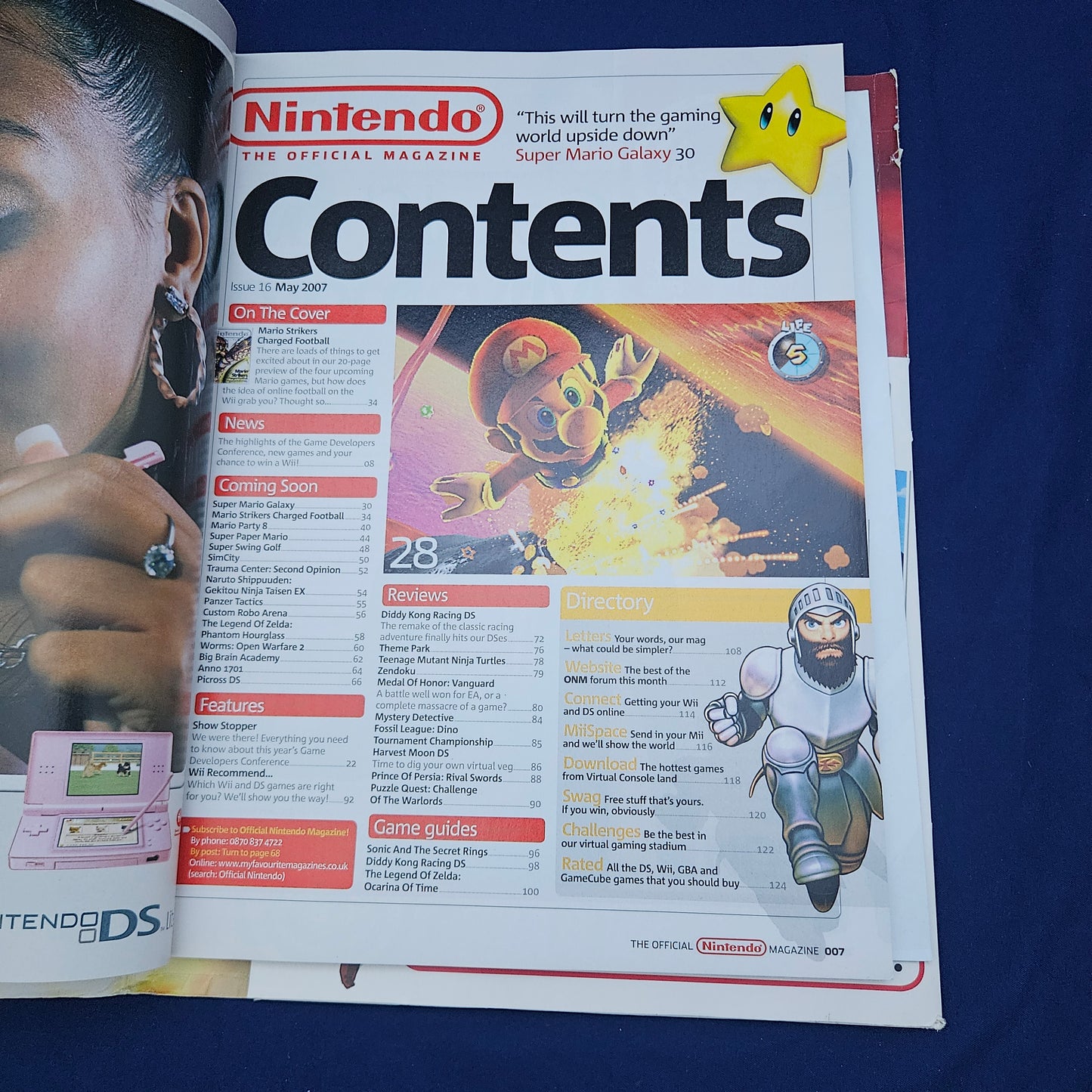 Official Nintendo Magazine Issue 16 May 2007 (1326) Mario Galaxy + 5 POSTERS