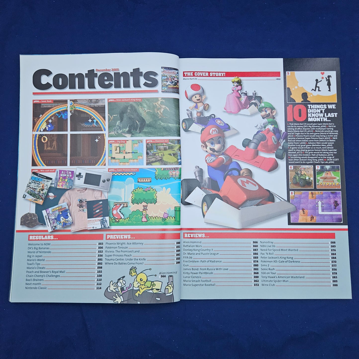 Official  Nintendo Magazine December 2005 (1326) Mario Kart DS Pokemon XD Fire Emblem