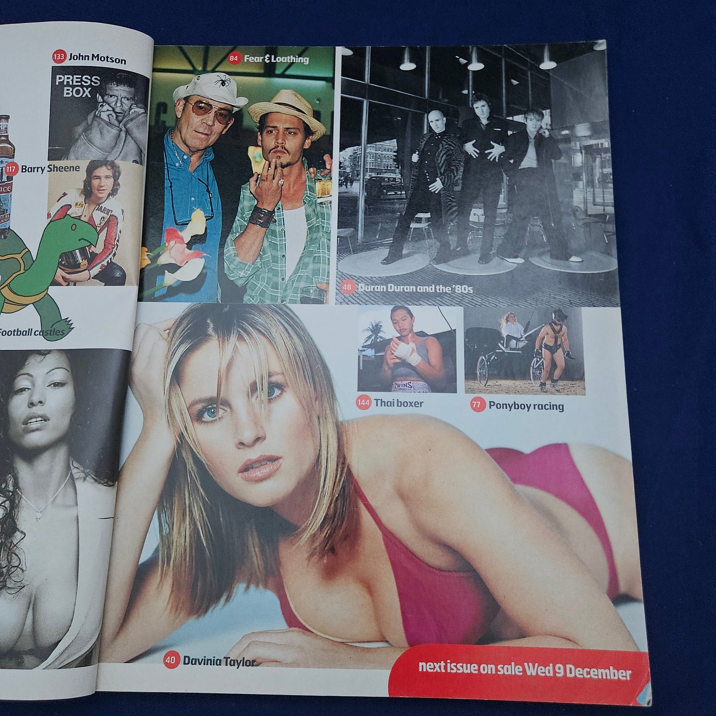 Loaded Magazine December 1998 (1327) Davinia Taylor Charmaine Sinclair Famke Janssen