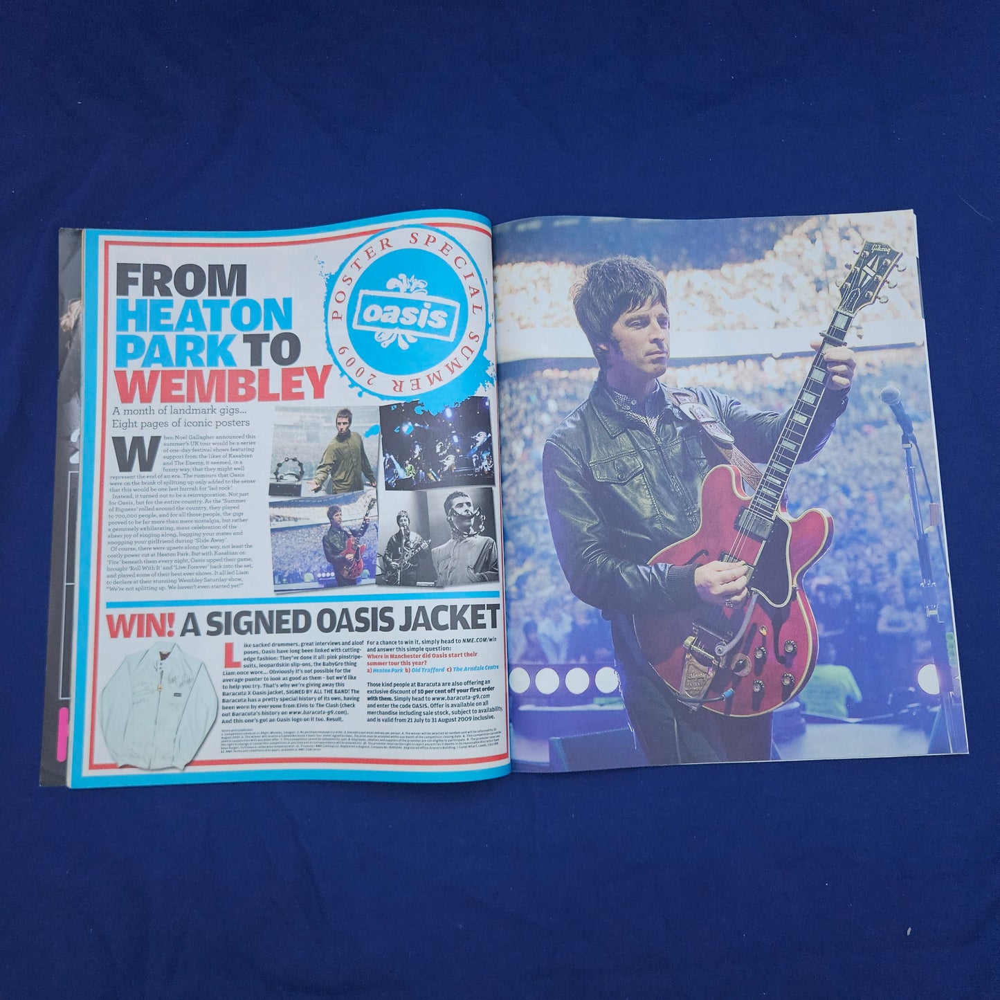 NME Magazine 25 July 2009 (1328) Muse Cover Oasis 8-Page Poster Special Blur