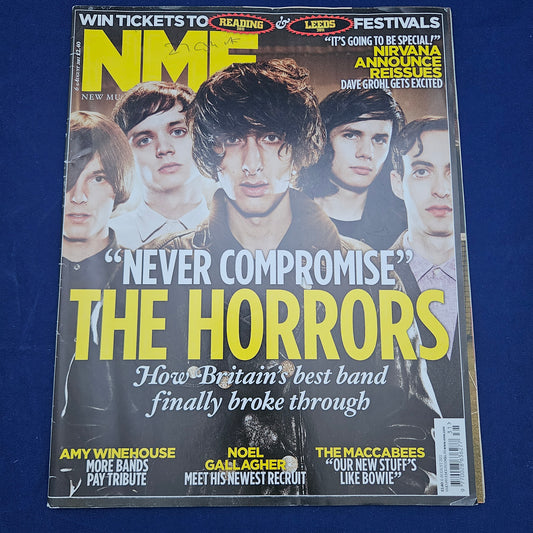 NME Magazine 6 August 2011 (1328) The Horrors Nirvana Amy Winehouse Kasabian