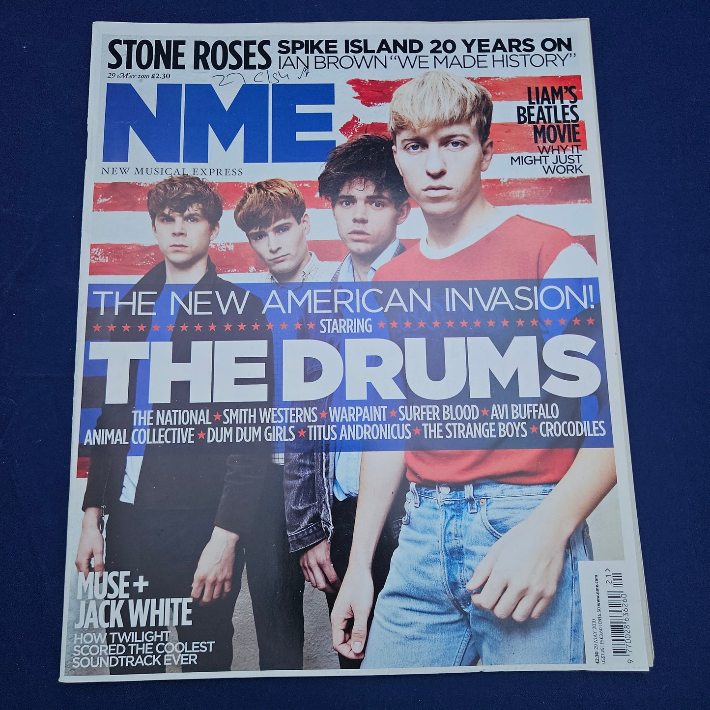 NME Magazine 29 May 2010 (1328) The Drums Stone Roses Liam Gallagher Muse
